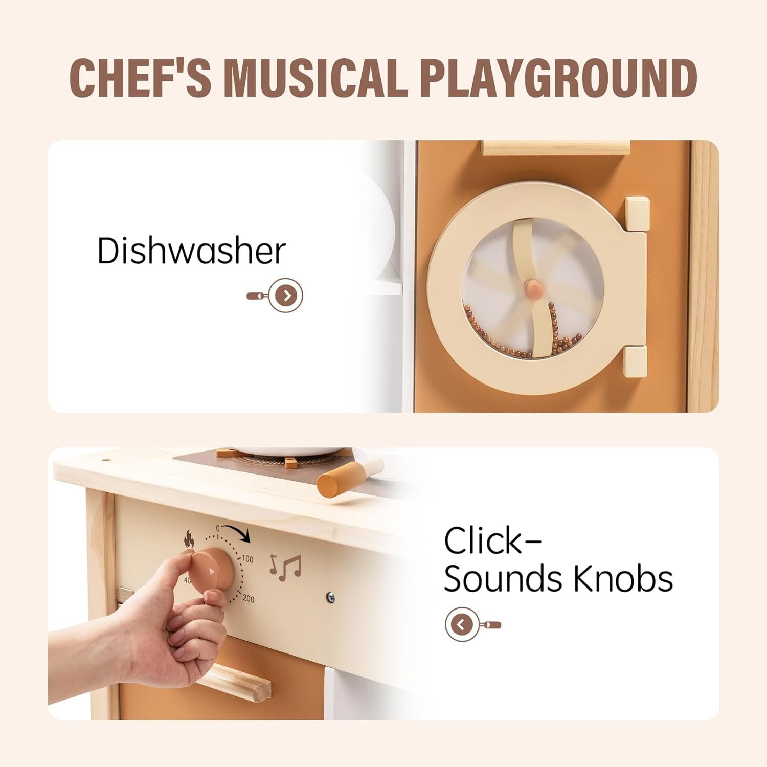 ROBUD Large Kids Toddlers Kitchen Playset