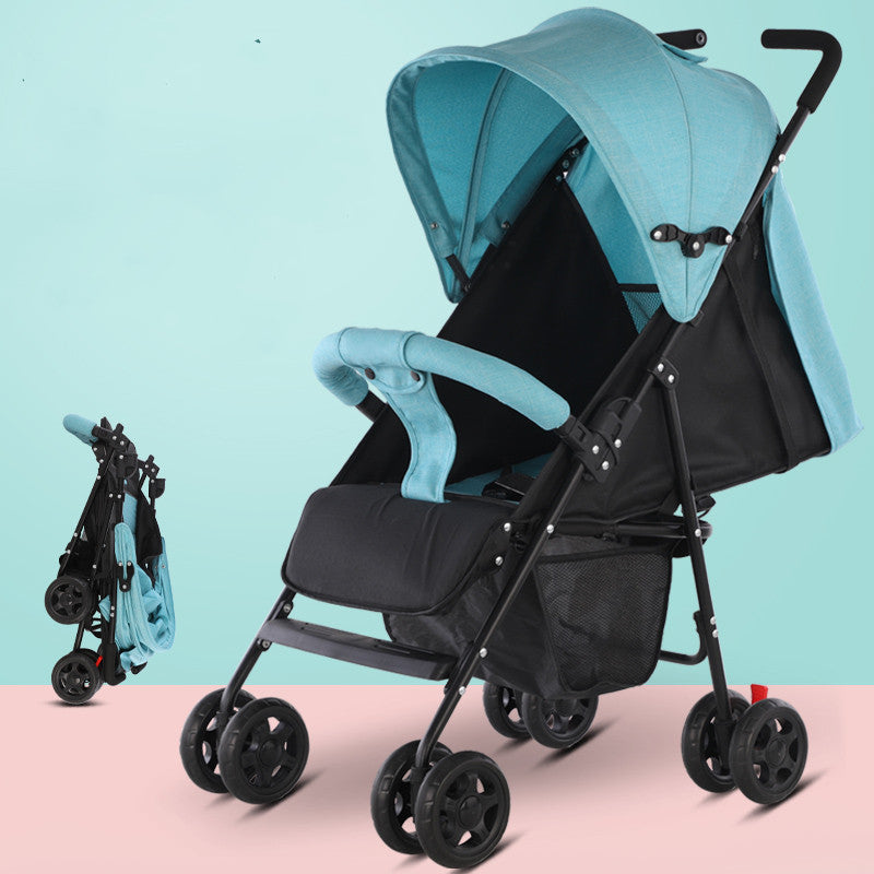 Wide & Long Lightweight Baby Stroller