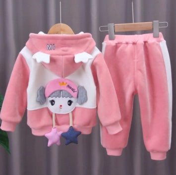 Cozy Bee 3-Piece Baby Fleece Outfit