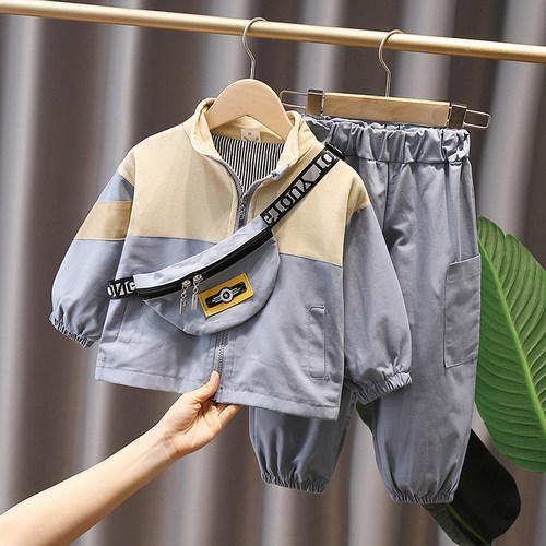 Urban Cool 2-Piece Boys Tracksuit with Crossbody Bag