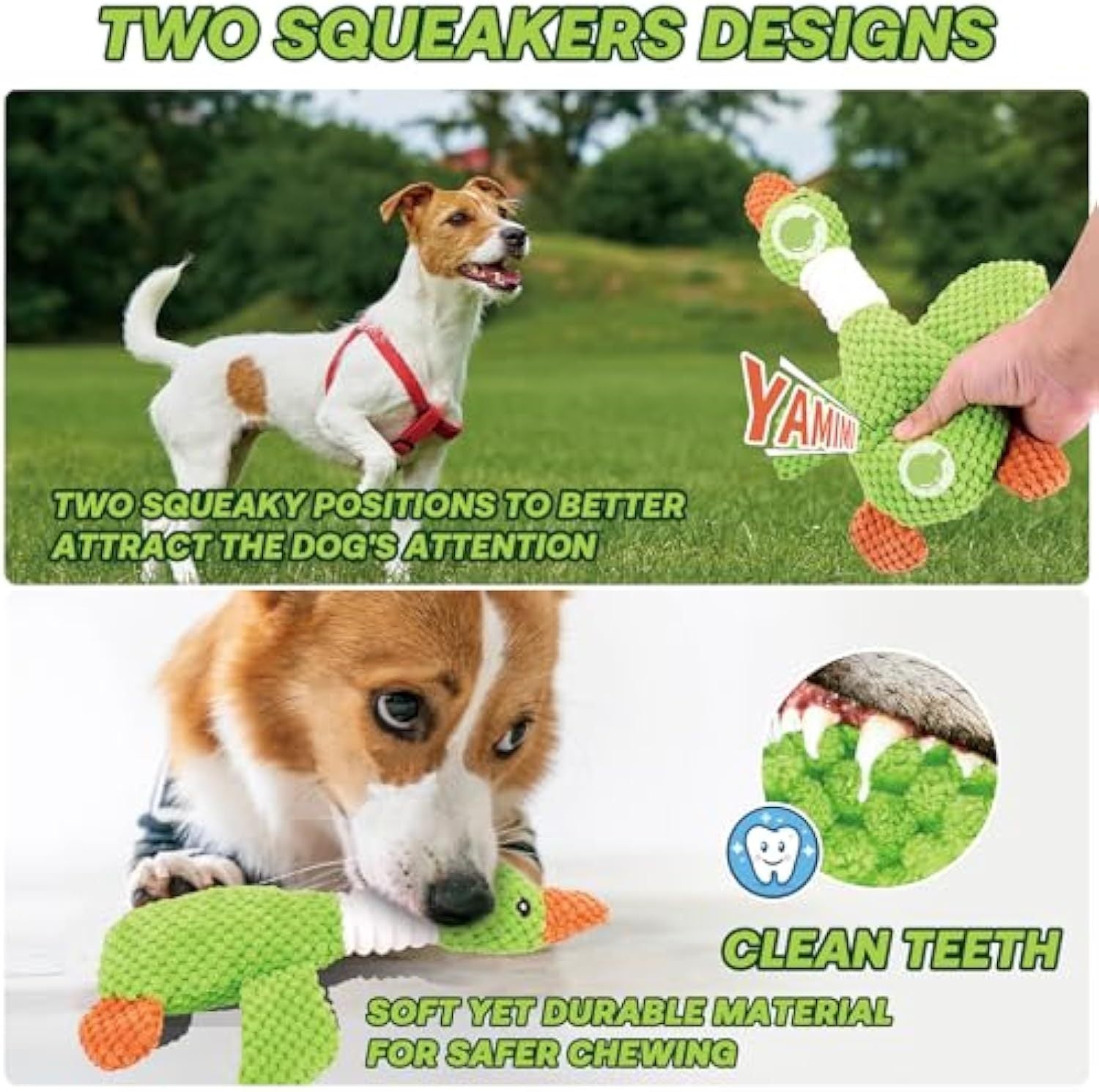Squeaky Duck Dog Toy