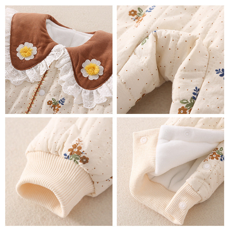Little Floral Baby Jumpsuits