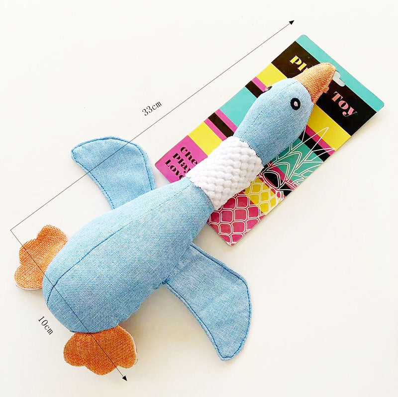 Squeaky Duck Dog Toy