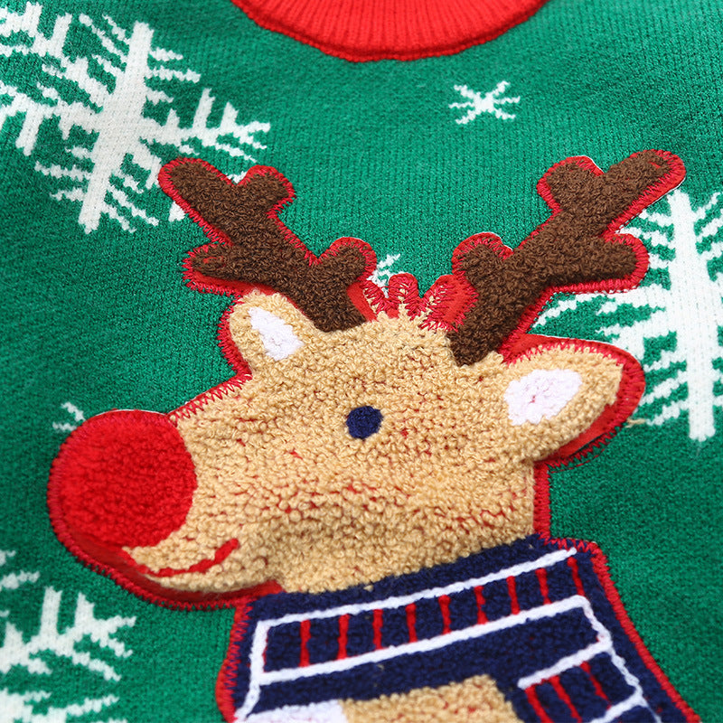 Holiday Reindeer Pullover – Thick & Warm