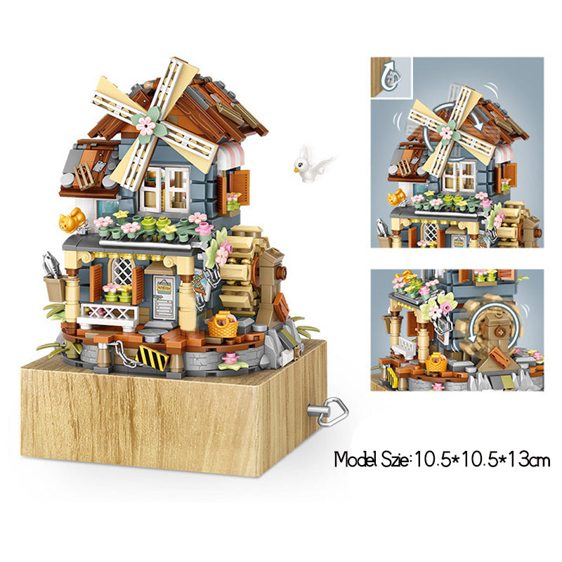Windmill House Music Box