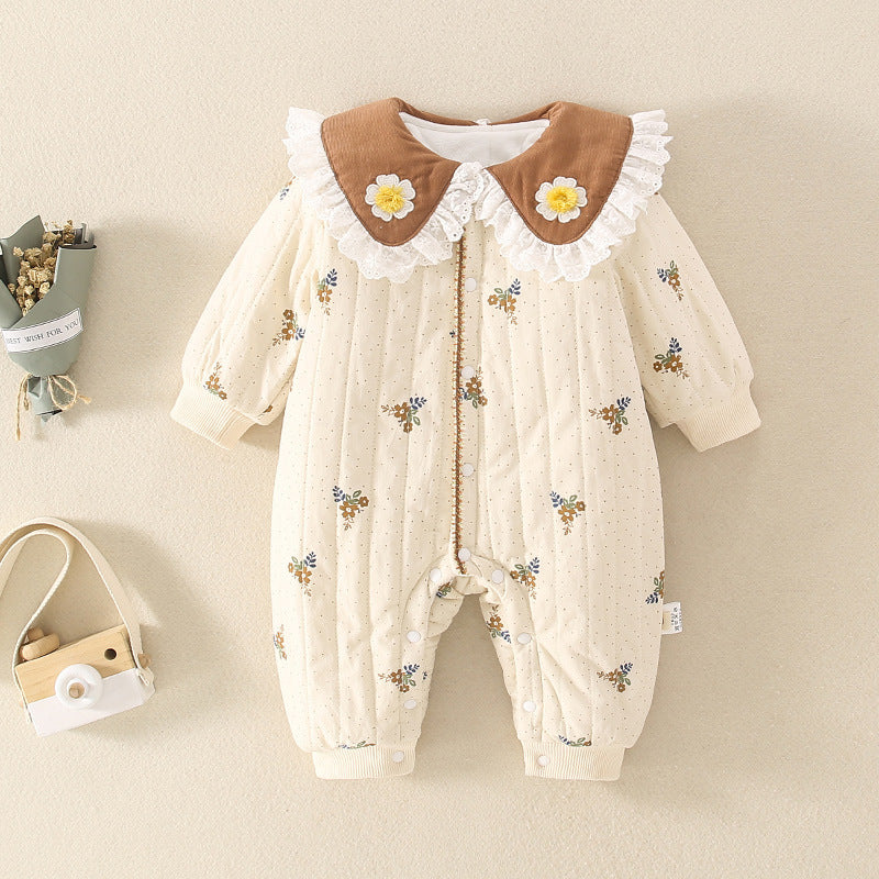 Little Floral Baby Jumpsuits