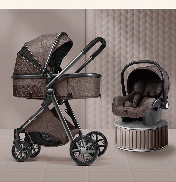 High-View Lightweight Baby Stroller