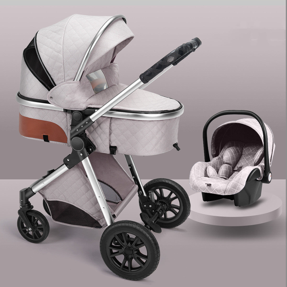 High-View Lightweight Baby Stroller